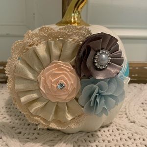Vintage inspired floral handcrafted headband